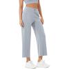 image:imageODODOS Womens Modal Soft Wide Leg Pants with Pockets Adjustable Shockcord High Waist Casual Lounge Pants272931 InseamGrey Dawn