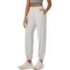 image:imageODODOS Womens Performance Sweatpants  Ultra Soft odSTRATUM Tech Joggers Adjustable Mid Rise Pants with PocketsSalt Heather