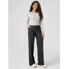 image:imageODODOS Womens HighRise Wide Leg Pants  Ultra Soft odSTRATUM Tech Drawstring Casual Relaxed Pants with Pockets 29 InseamBlack Heather
