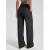 image:imageODODOS Womens HighRise Wide Leg Pants  Ultra Soft odSTRATUM Tech Drawstring Casual Relaxed Pants with Pockets 29 InseamBlack Heather