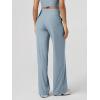 image:imageODODOS Womens HighRise Wide Leg Pants  Ultra Soft odSTRATUM Tech Drawstring Casual Relaxed Pants with Pockets 29 InseamDusty Blue Heather
