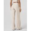 image:imageODODOS Womens HighRise Wide Leg Pants  Ultra Soft odSTRATUM Tech Drawstring Casual Relaxed Pants with Pockets 29 InseamEcru Heather