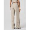 image:imageODODOS Womens HighRise Wide Leg Pants  Ultra Soft odSTRATUM Tech Drawstring Casual Relaxed Pants with Pockets 29 InseamMocha Heather