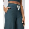 image:imageODODOS Womens HighRise Wide Leg Pants  Ultra Soft odSTRATUM Tech Drawstring Casual Relaxed Pants with Pockets 29 InseamNavy Heather