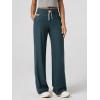 image:imageODODOS Womens HighRise Wide Leg Pants  Ultra Soft odSTRATUM Tech Drawstring Casual Relaxed Pants with Pockets 29 InseamNavy Heather