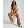 image:imageODODOS Womens HighRise Wide Leg Pants  Ultra Soft odSTRATUM Tech Drawstring Casual Relaxed Pants with Pockets 29 InseamTamarind Heather