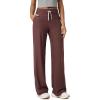 image:imageODODOS Womens HighRise Wide Leg Pants  Ultra Soft odSTRATUM Tech Drawstring Casual Relaxed Pants with Pockets 29 InseamJava Heather