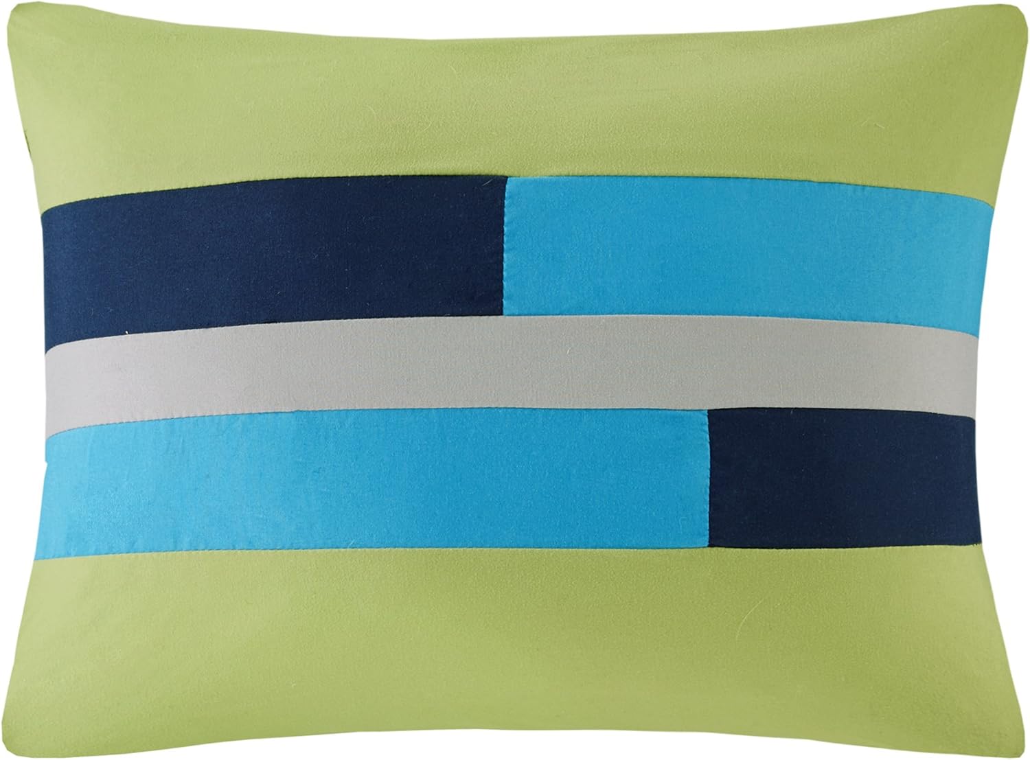 Comfort Spaces Casual Comforter Set Sporty Design Vibrant Color Active Lifestyle Boys Bedroom Dcor All Season Soft Microfiber Bedding Set Decorative Pillow Sham BlackRed Queen 4 PieceStripe NavyBlue