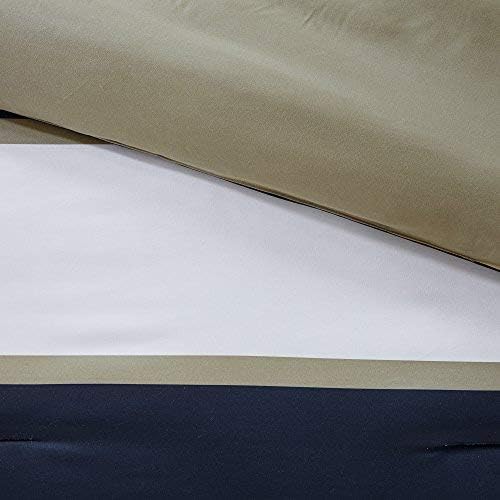 Comfort Spaces Casual Comforter Set Sporty Design Vibrant Color Active Lifestyle Boys Bedroom Dcor All Season Soft Microfiber Bedding Set Decorative Pillow Sham BlackRed Queen 4 PieceBlueWhite