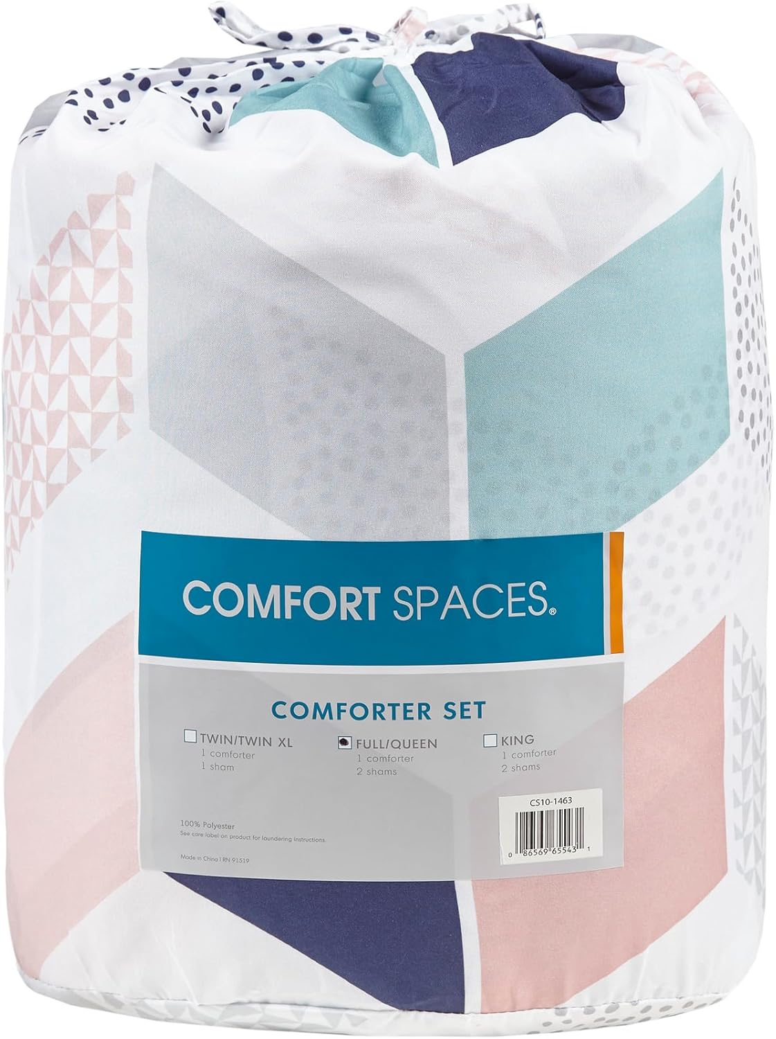 Comfort Spaces Casual Comforter Set Sporty Design Vibrant Color Active Lifestyle Boys Bedroom Dcor All Season Soft Microfiber Bedding Set Decorative Pillow Sham BlackRed Queen 4 PieceMultiBlush