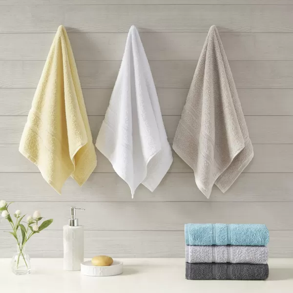 Comfort Spaces 100 Aegean Turkish Cotton Soft Bathroom Towel Set Luxury Hotel ampamp Spa Quality Highly Absorbent Quick Dry Include 2 for Shower 2 Hand ampamp 2 Face Wash MultiSizes Aqua 6 PieceAqua