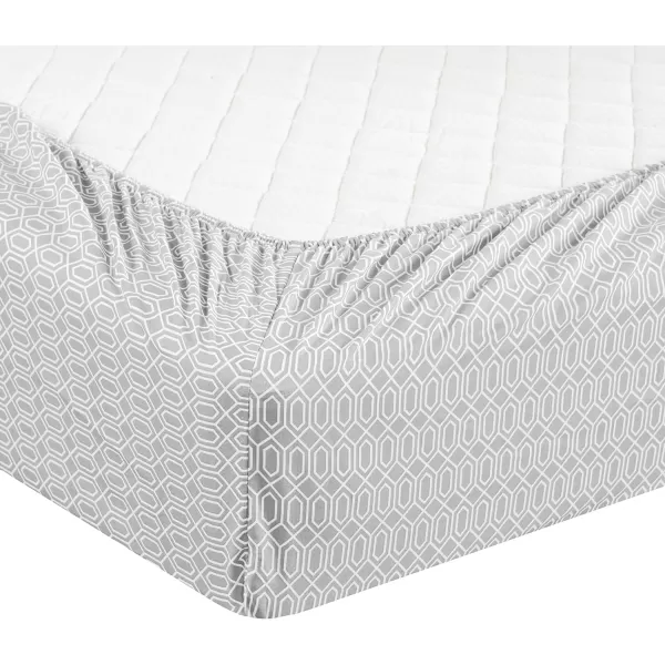Comfort Spaces 100 Cotton Sheets Queen Breathable ampamp Soft Cotton Sheets Naturally Cool Cotton Bed Sheets with 14quot Elastic Pocket Fits up to 16quot Mattress All Seasons Sheet Set Sage Green 4 PieceDiamond Grey