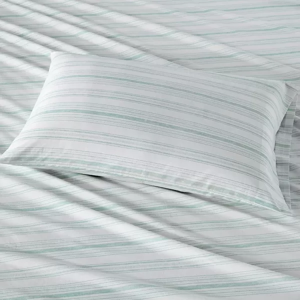 Comfort Spaces 100 Cotton Sheets Queen Breathable ampamp Soft Cotton Sheets Naturally Cool Cotton Bed Sheets with 14quot Elastic Pocket Fits up to 16quot Mattress All Seasons Sheet Set Sage Green 4 PieceGood Vibes