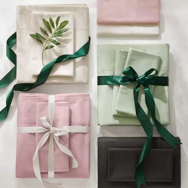 Comfort Spaces 100 Cotton Sheets Queen Breathable ampamp Soft Cotton Sheets Naturally Cool Cotton Bed Sheets with 14quot Elastic Pocket Fits up to 16quot Mattress All Seasons Sheet Set Sage Green 4 PieceCream