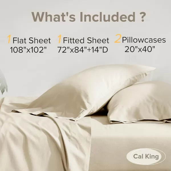 Comfort Spaces 100 Cotton Sheets Queen Breathable ampamp Soft Cotton Sheets Naturally Cool Cotton Bed Sheets with 14quot Elastic Pocket Fits up to 16quot Mattress All Seasons Sheet Set Sage Green 4 PieceCream