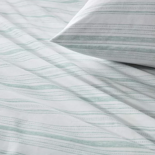 Comfort Spaces 100 Cotton Sheets Queen Breathable ampamp Soft Cotton Sheets Naturally Cool Cotton Bed Sheets with 14quot Elastic Pocket Fits up to 16quot Mattress All Seasons Sheet Set Sage Green 4 PieceGood Vibes