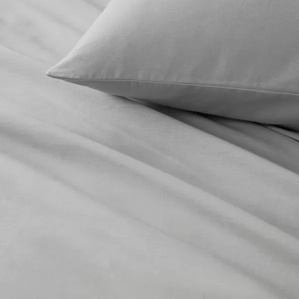 Comfort Spaces 100 Cotton Sheets Queen Breathable ampamp Soft Cotton Sheets Naturally Cool Cotton Bed Sheets with 14quot Elastic Pocket Fits up to 16quot Mattress All Seasons Sheet Set Sage Green 4 PieceGrey