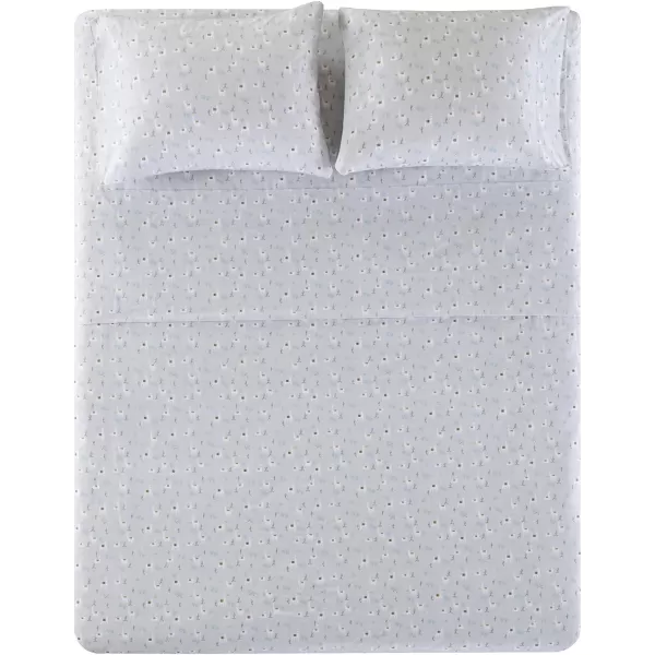 Comfort Spaces 100 Cotton Sheets Queen Breathable ampamp Soft Cotton Sheets Naturally Cool Cotton Bed Sheets with 14quot Elastic Pocket Fits up to 16quot Mattress All Seasons Sheet Set Sage Green 4 PieceLama Multi