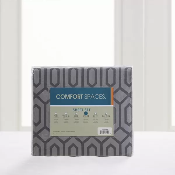Comfort Spaces 100 Cotton Sheets Queen Breathable ampamp Soft Cotton Sheets Naturally Cool Cotton Bed Sheets with 14quot Elastic Pocket Fits up to 16quot Mattress All Seasons Sheet Set Sage Green 4 PieceDiamond Sliver