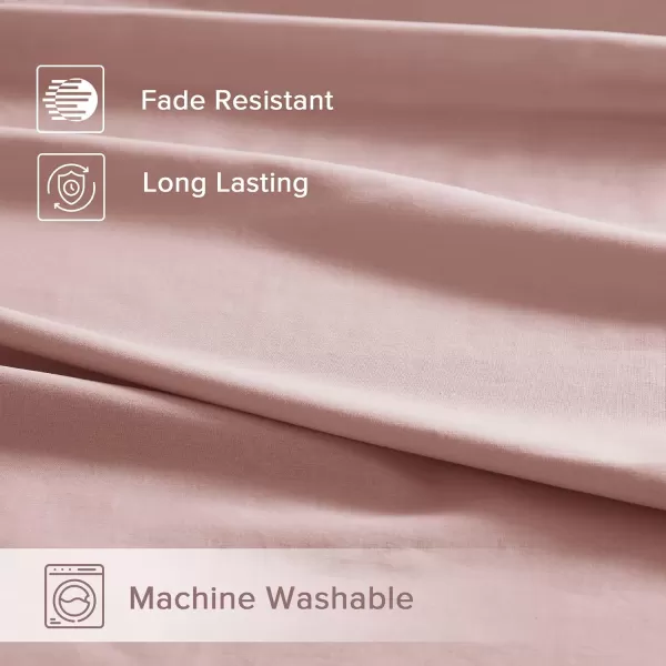 Comfort Spaces 100 Cotton Sheets Queen Breathable ampamp Soft Cotton Sheets Naturally Cool Cotton Bed Sheets with 14quot Elastic Pocket Fits up to 16quot Mattress All Seasons Sheet Set Sage Green 4 PiecePink