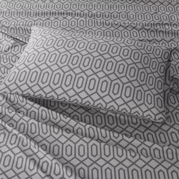 Comfort Spaces 100 Cotton Sheets Queen Breathable ampamp Soft Cotton Sheets Naturally Cool Cotton Bed Sheets with 14quot Elastic Pocket Fits up to 16quot Mattress All Seasons Sheet Set Sage Green 4 PieceDiamond Sliver