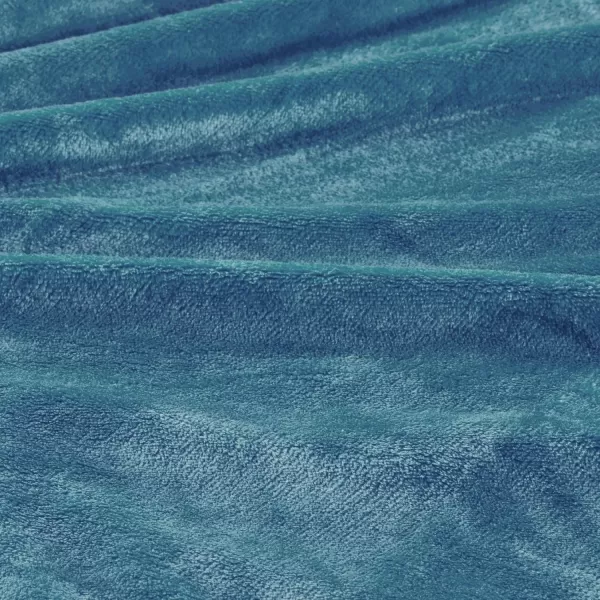 Comfort Spaces Angel Wrap Hooded Wearable Blanket Throw Ultra Soft Giftable Plush To Sherpa Poncho Blanket Wrap With Pockets Cozy and Warm Shawl Gift for Her 58quotx72quot BlushTeal