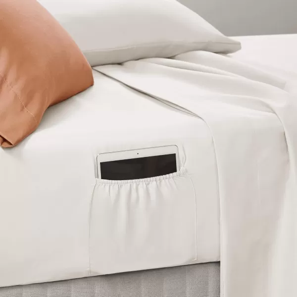 Comfort Spaces Bed in A Bag  Trendy Casual Design Cozy Comforter with Complete Sheet Set with Side Pocket All Season Cover Matching Shams Queen90quotx90quot Kate GreyPurple 9 PieceDamask Coral