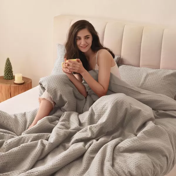 Comfort Spaces Burnt Orange Twin Comforter Set  2 Pieces Waffle Dobby Weave Texture Comforter Sets Modern Farmhouse Boho Comforter ampamp Sham All Season Microfiber Twin Bed Set TwinNeutral