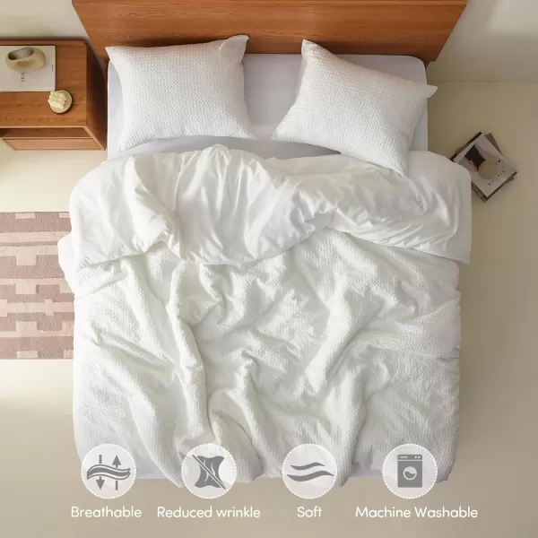 Comfort Spaces Burnt Orange Twin Comforter Set  2 Pieces Waffle Dobby Weave Texture Comforter Sets Modern Farmhouse Boho Comforter ampamp Sham All Season Microfiber Twin Bed Set TwinWhite