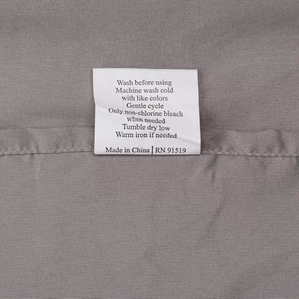 Comfort Spaces CS200118 Microfiber Set 14quot Deep Pocket Wrinkle Resistant All Around ElasticYearRound Cozy Bedding Sheet6 pcs Matching Pillow Cases Queen AquaLight Gray