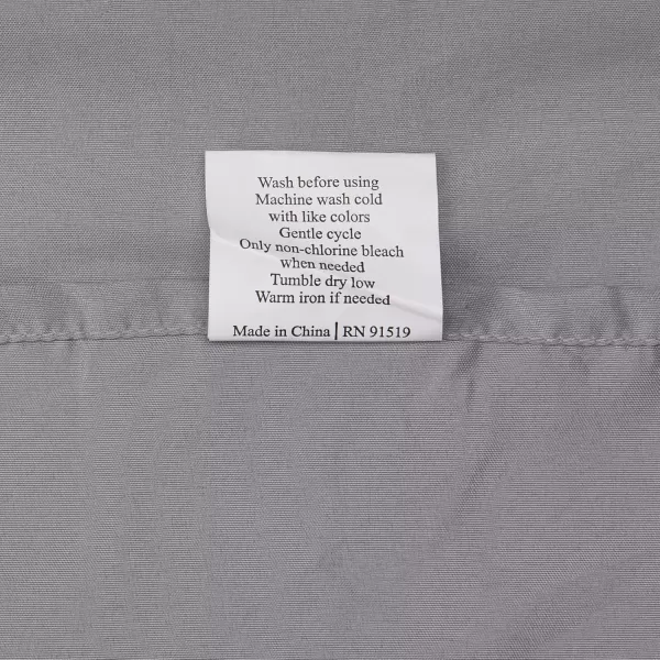 Comfort Spaces CS200118 Microfiber Set 14quot Deep Pocket Wrinkle Resistant All Around ElasticYearRound Cozy Bedding Sheet6 pcs Matching Pillow Cases Queen AquaLight Gray