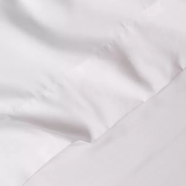 Comfort Spaces CS200118 Microfiber Set 14quot Deep Pocket Wrinkle Resistant All Around ElasticYearRound Cozy Bedding Sheet6 pcs Matching Pillow Cases Queen AquaWhite