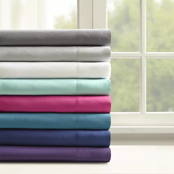 Comfort Spaces CS200118 Microfiber Set 14quot Deep Pocket Wrinkle Resistant All Around ElasticYearRound Cozy Bedding Sheet6 pcs Matching Pillow Cases Queen AquaTeal