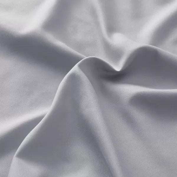 Comfort Spaces CS200118 Microfiber Set 14quot Deep Pocket Wrinkle Resistant All Around ElasticYearRound Cozy Bedding Sheet6 pcs Matching Pillow Cases Queen AquaLight Gray