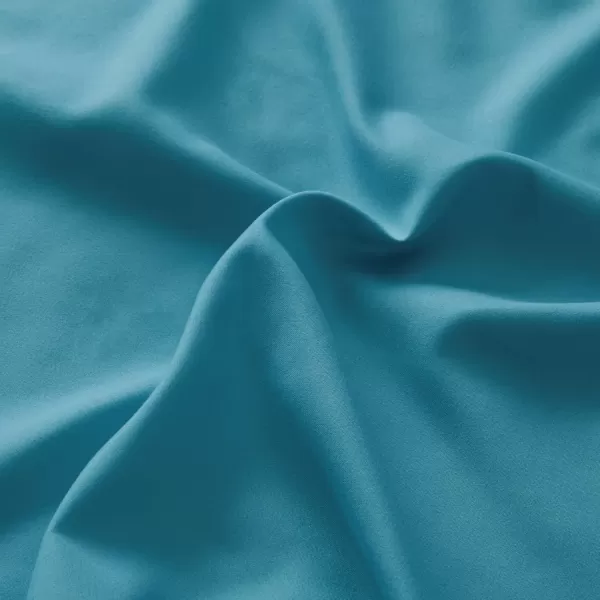 Comfort Spaces CS200118 Microfiber Set 14quot Deep Pocket Wrinkle Resistant All Around ElasticYearRound Cozy Bedding Sheet6 pcs Matching Pillow Cases Queen AquaTeal