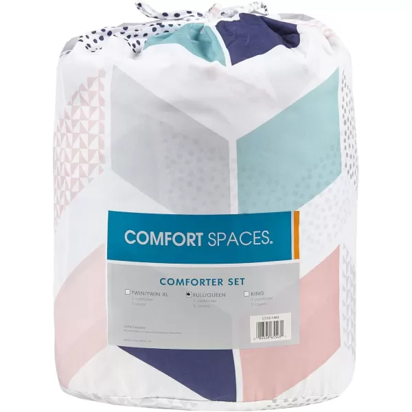 Comfort Spaces Casual Comforter Set Sporty Design Vibrant Color Active Lifestyle Boys Bedroom Dcor All Season Soft Microfiber Bedding Set Decorative Pillow Sham BlackRed Queen 4 PieceMultiBlush