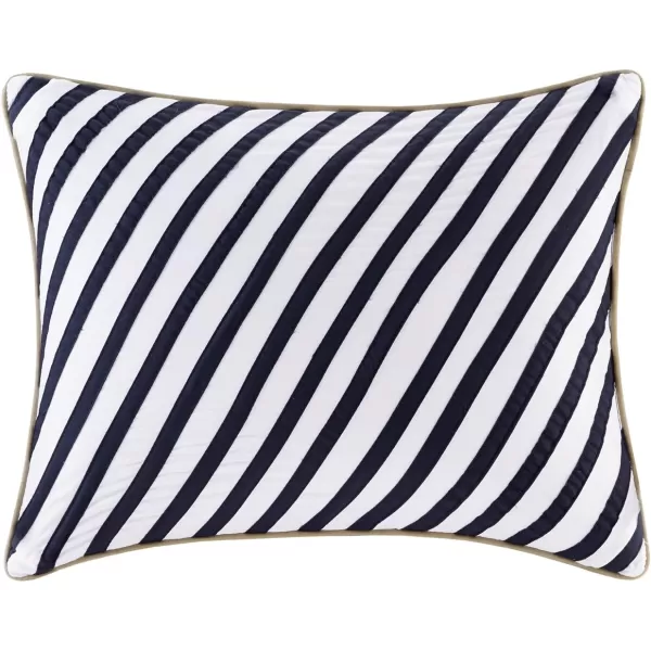 Comfort Spaces Casual Comforter Set Sporty Design Vibrant Color Active Lifestyle Boys Bedroom Dcor All Season Soft Microfiber Bedding Set Decorative Pillow Sham BlackRed Queen 4 PieceBlueWhite