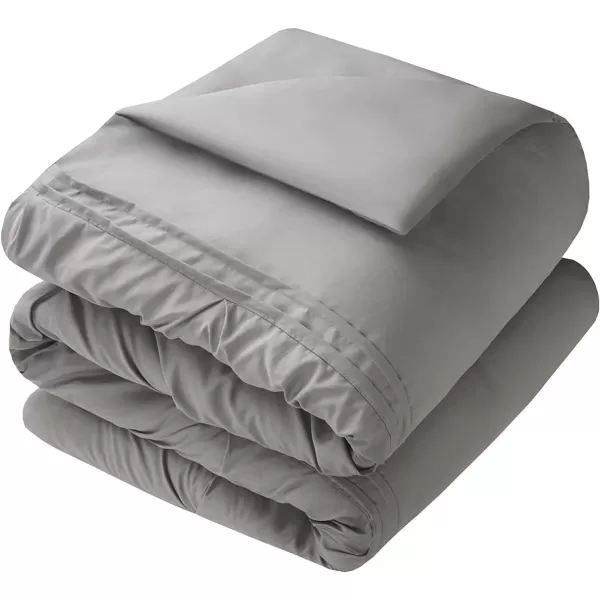 Comfort Spaces Cavoy Comforter Set  Luxe Diamond Tufting All Season Bedding Matching Bed Skirt Decorative Pillows Queen Faux Silk Aqua 5 PieceCavoy Grey