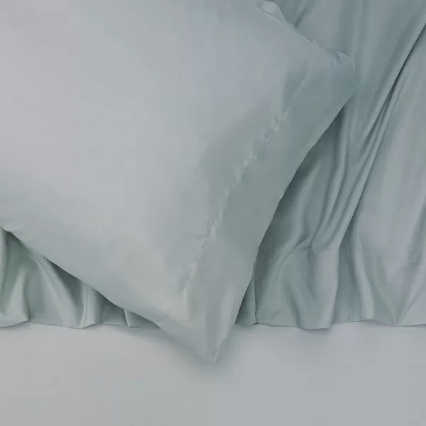 Comfort Spaces Coolmax Moisture Wicking Sheet Set Super Soft Fade Resistant 16quot Deep Pocket All Around Elastic  Warm Weather Cooling Sheets For Night Sweats Queen Charcoal 4 PieceGrey