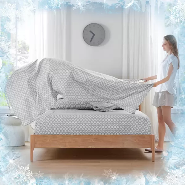 Comfort Spaces Coolmax Moisture Wicking Sheet Set Super Soft Fade Resistant 16quot Deep Pocket All Around Elastic  Warm Weather Cooling Sheets For Night Sweats Queen Charcoal 4 PieceCharcoal