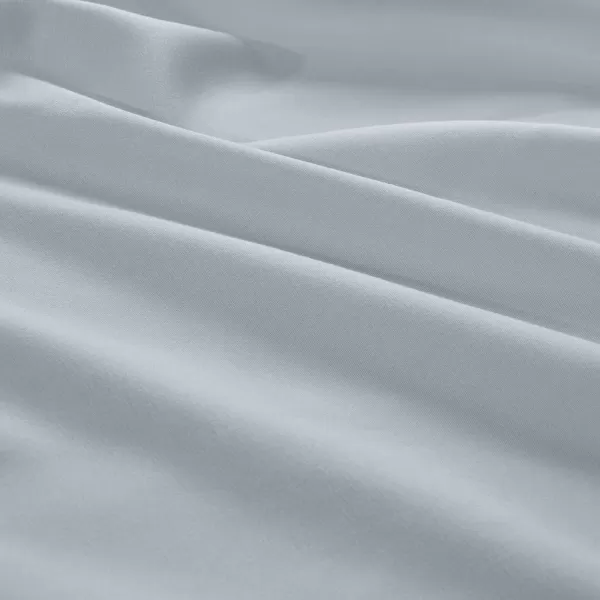 Comfort Spaces Coolmax Moisture Wicking Sheet Set Super Soft Fade Resistant 16quot Deep Pocket All Around Elastic  Warm Weather Cooling Sheets For Night Sweats Queen Charcoal 4 PieceGrey