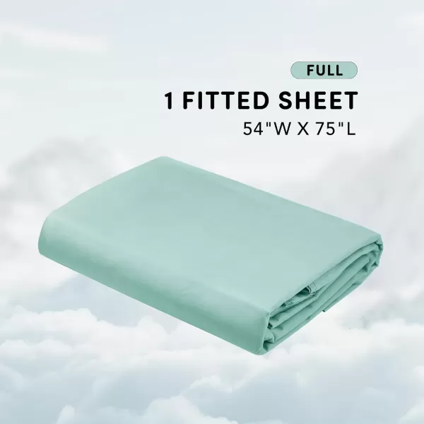 Comfort Spaces Coolmax Moisture Wicking Sheet Set Super Soft Fade Resistant 16quot Deep Pocket All Around Elastic  Warm Weather Cooling Sheets For Night Sweats Queen Charcoal 4 PieceAqua