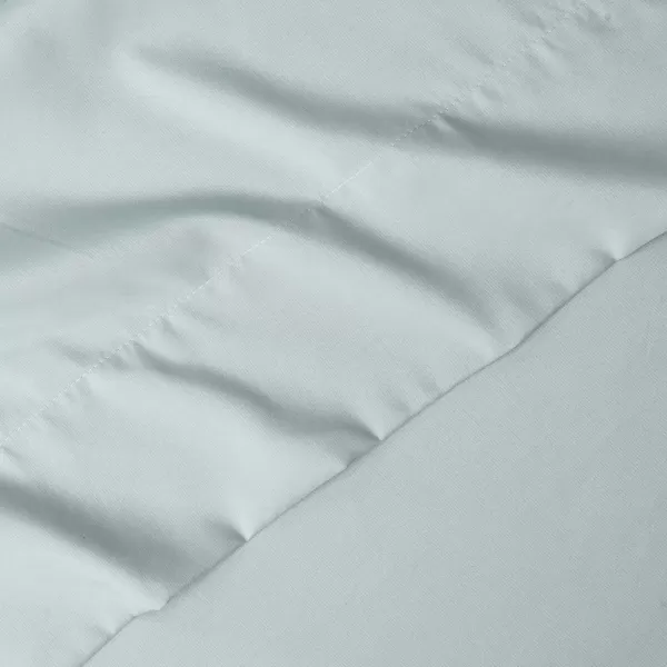 Comfort Spaces Coolmax Moisture Wicking Sheet Set Super Soft Fade Resistant 16quot Deep Pocket All Around Elastic  Warm Weather Cooling Sheets For Night Sweats Queen Charcoal 4 PieceAqua