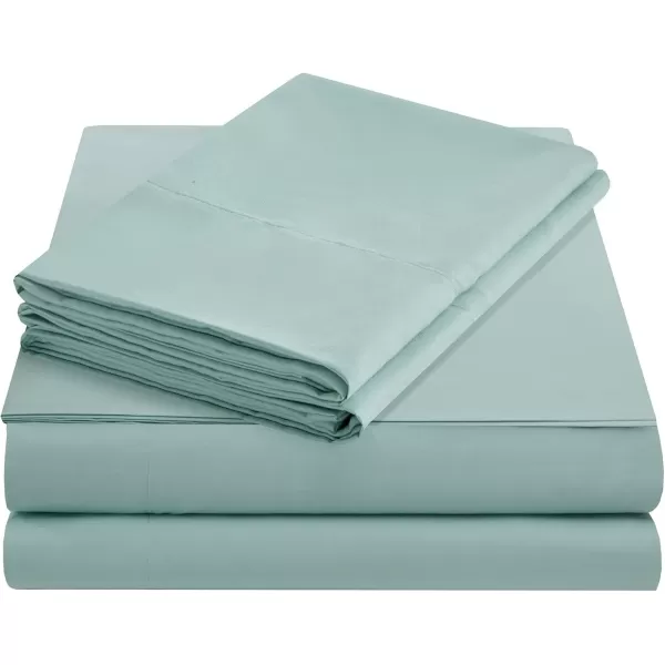 Comfort Spaces Coolmax Moisture Wicking Sheet Set Super Soft Fade Resistant 16quot Deep Pocket All Around Elastic  Warm Weather Cooling Sheets For Night Sweats Queen Charcoal 4 PieceAqua