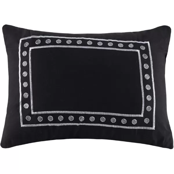 Comfort Spaces Enya Comforter SetModern Floral Design All Season Down Alternative Bedding Matching Shams Bedskirt Decorative Pillows Queen 90quotx90quot PurpleBlackWhite