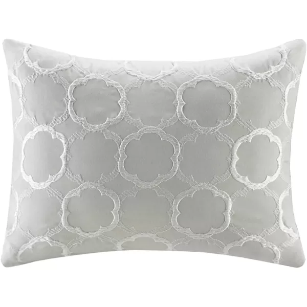 Comfort Spaces Enya Comforter SetModern Floral Design All Season Down Alternative Bedding Matching Shams Bedskirt Decorative Pillows Queen 90quotx90quot PurpleAqua