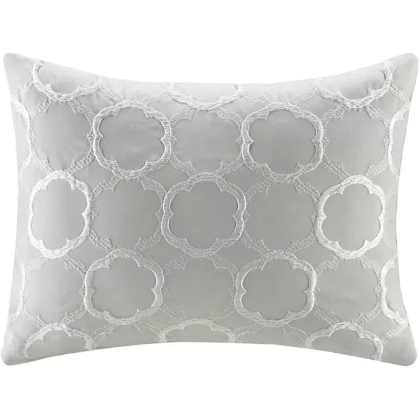Comfort Spaces Enya Comforter SetModern Floral Design All Season Down Alternative Bedding Matching Shams Bedskirt Decorative Pillows Queen 90quotx90quot PurplePurple