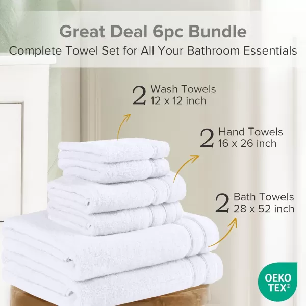 Comfort Spaces Towel Set for Bathroom 12 Piece Luxury Bath Towel Set 4 Hand Towel for Bathroom 4 Washcloth 4 Large Bath Pink Towel Sets 100 Cotton Quick Dry Towel Zero Twist Soft Lightweight BlushWhite