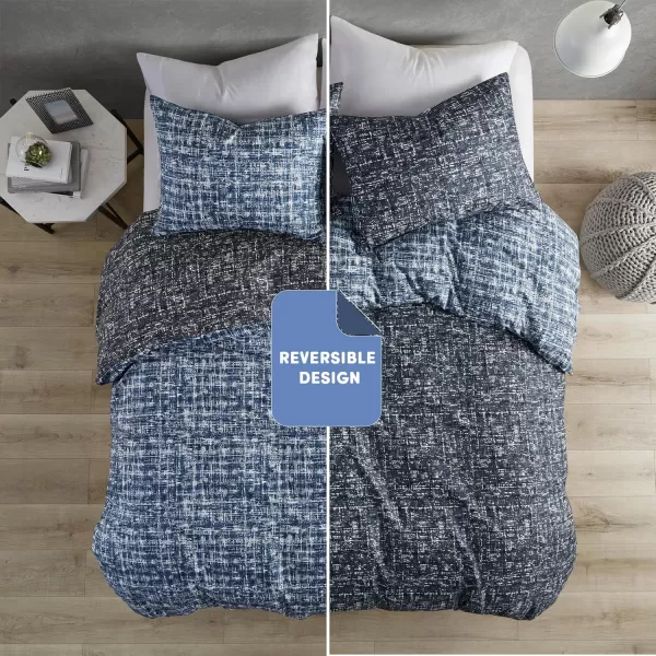 Comfort Spaces Twin Comforter Set  Blue Dorm Bedding for All Season Ultra Soft 2 Pieces Reversible Comforter with 1 Matching ShamEasy Care Machine Washable TwinTwin XLBlue