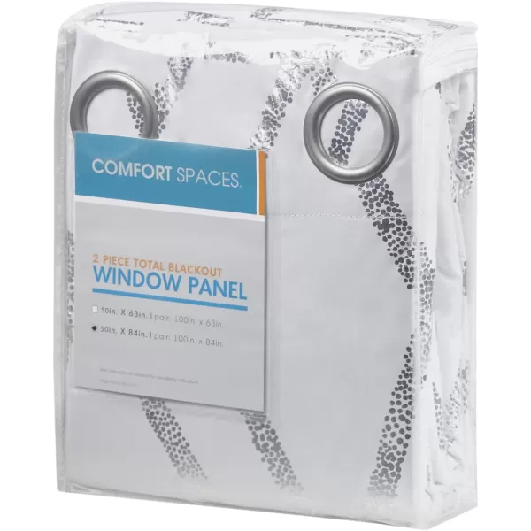 Comfort Spaces Vivian Comforter Set Ultra Soft All Season Lightweight Modern Geometric Glam Metallic Print Bedding Matching Sham Decorative Pillow FullQueen Geometric BlushGoldWhiteSilver